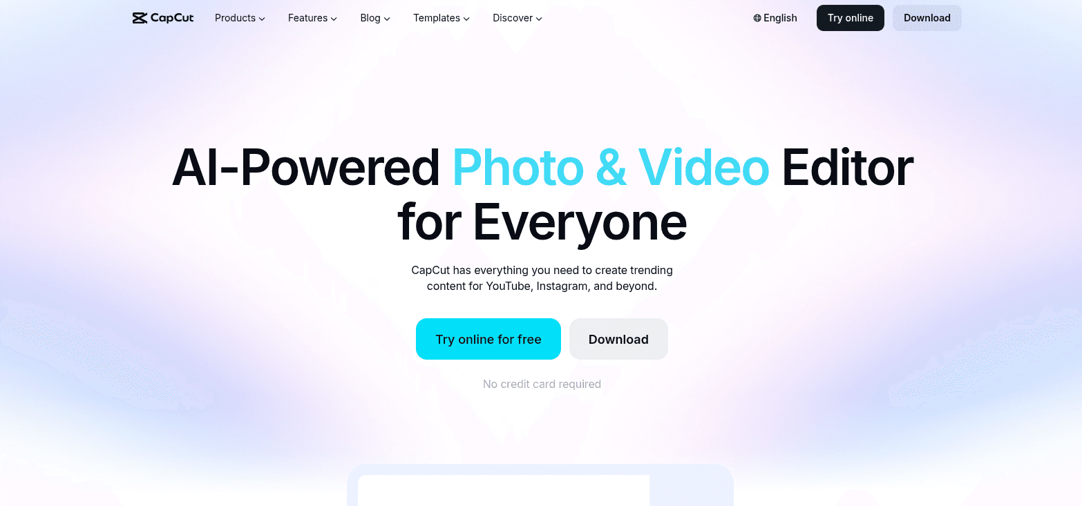CapCut video editing timeline with auto-captions applied