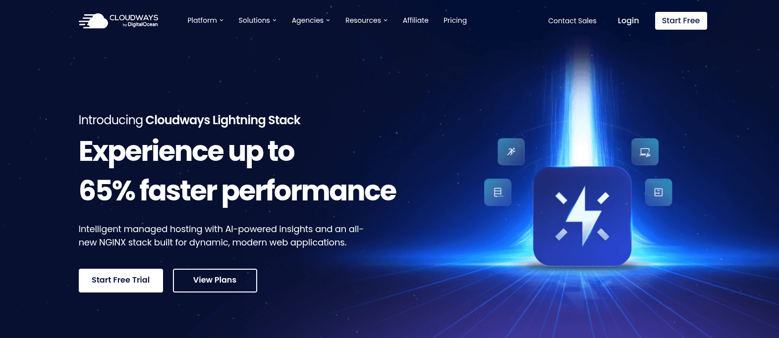 Cloudways hosting dashboard showing server management options