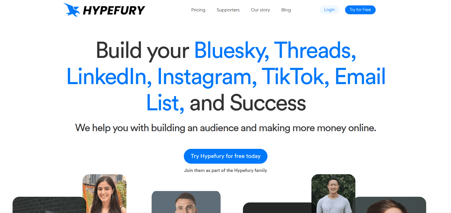 Hypefury dashboard showing scheduled posts and auto-retweet settings