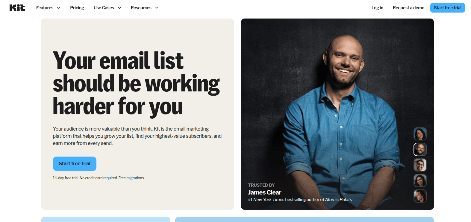 Kit email automation visual builder